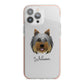 Yorkshire Terrier Personalised iPhone 13 Pro Max TPU Impact Case with Pink Edges