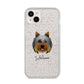 Yorkshire Terrier Personalised iPhone 14 Plus Glitter Tough Case Starlight