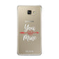 You Are Mine Personalised Samsung Galaxy A9 2016 Case on gold phone