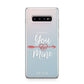 You Are Mine Personalised Samsung Galaxy S10 Plus Case