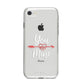 You Are Mine Personalised iPhone 8 Bumper Case on Silver iPhone