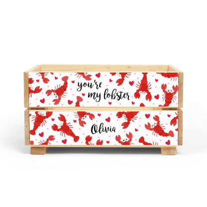 You Are My Lobster Christmas Eve Crate Box