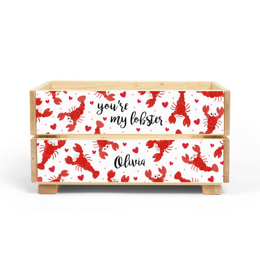 You Are My Lobster Christmas Eve Crate Box