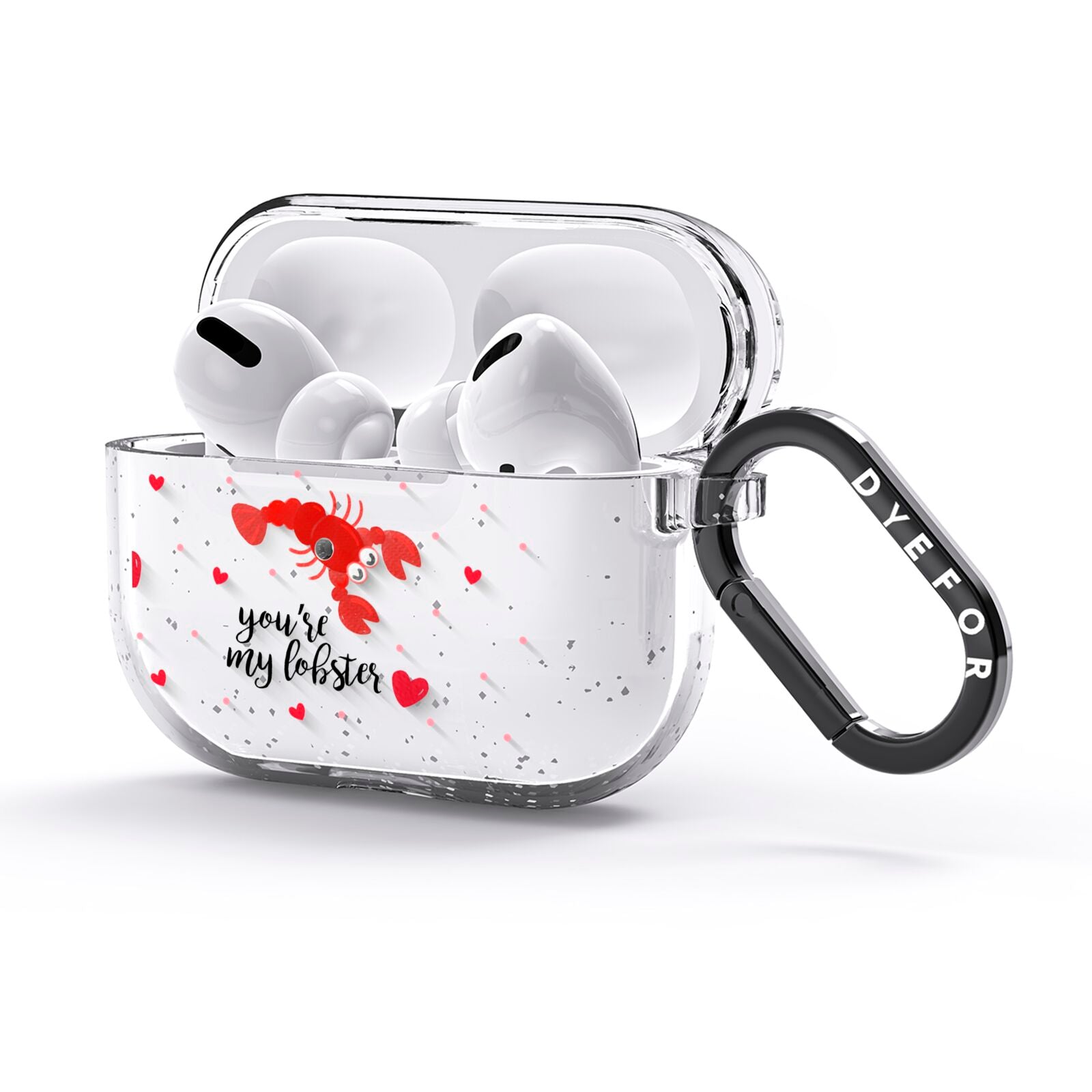 Youre My Lobster AirPods Glitter Case 3rd Gen Side Image