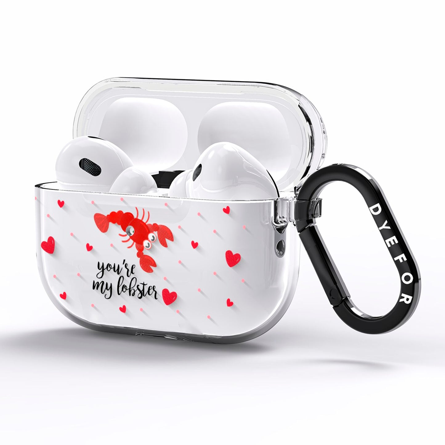 Youre My Lobster AirPods Pro Clear Case Side Image