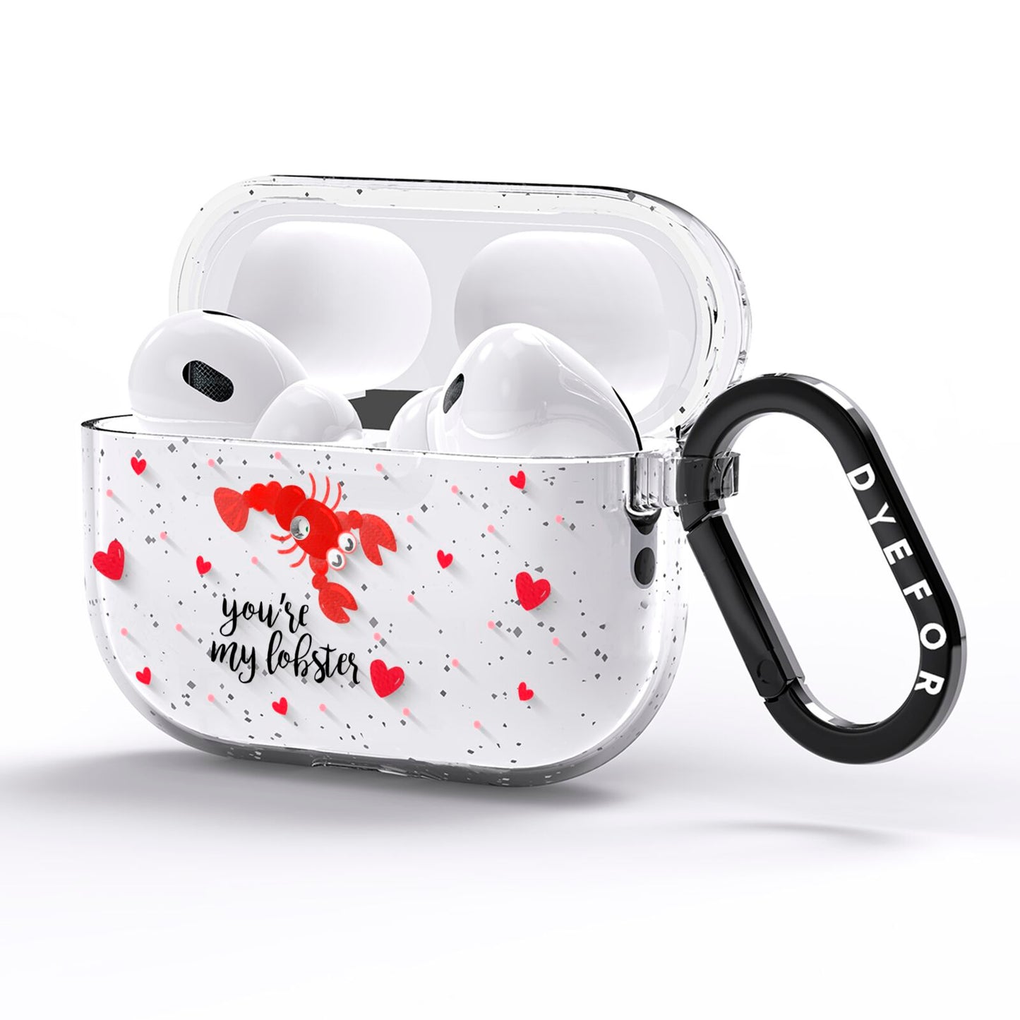 Youre My Lobster AirPods Pro Glitter Case Side Image