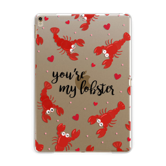 Youre My Lobster Apple iPad Gold Case