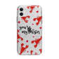 Youre My Lobster Apple iPhone 11 in White with Bumper Case
