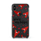 Youre My Lobster Apple iPhone Xs Max Impact Case Black Edge on Black Phone