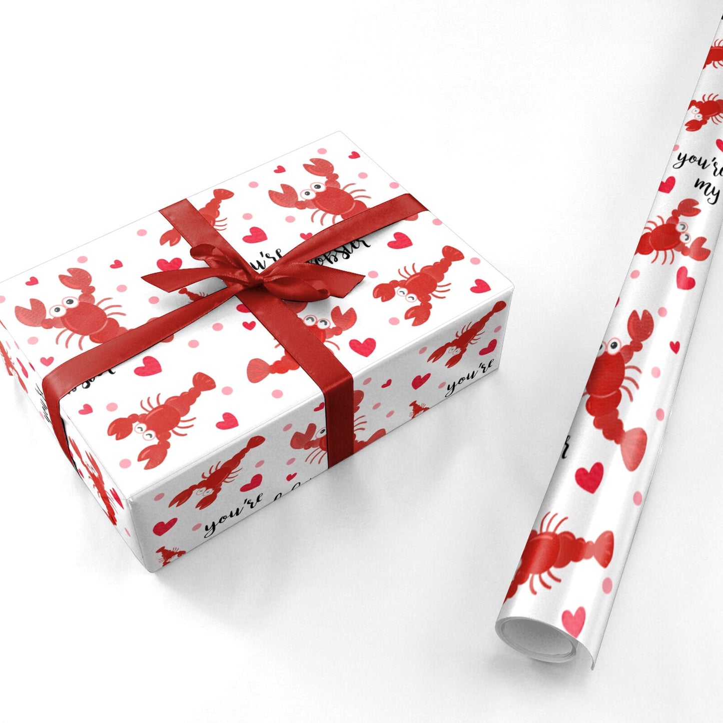 Youre My Lobster Personalised Wrapping Paper