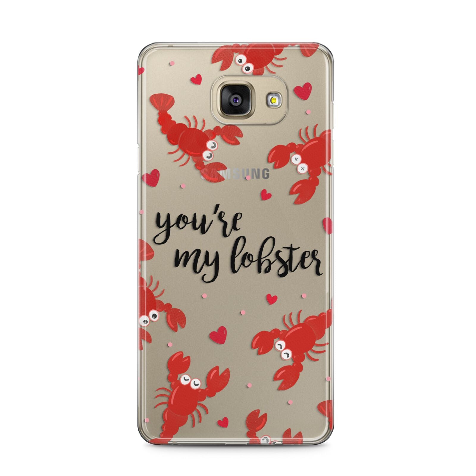 Youre My Lobster Samsung Galaxy A5 2016 Case on gold phone