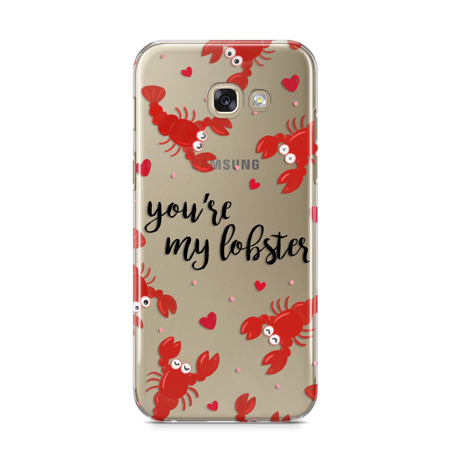 Youre My Lobster Samsung Galaxy A5 2017 Case on gold phone