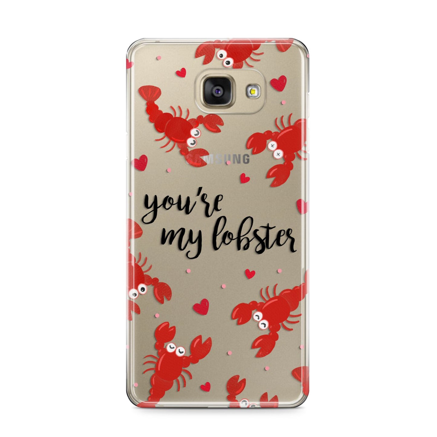 Youre My Lobster Samsung Galaxy A9 2016 Case on gold phone
