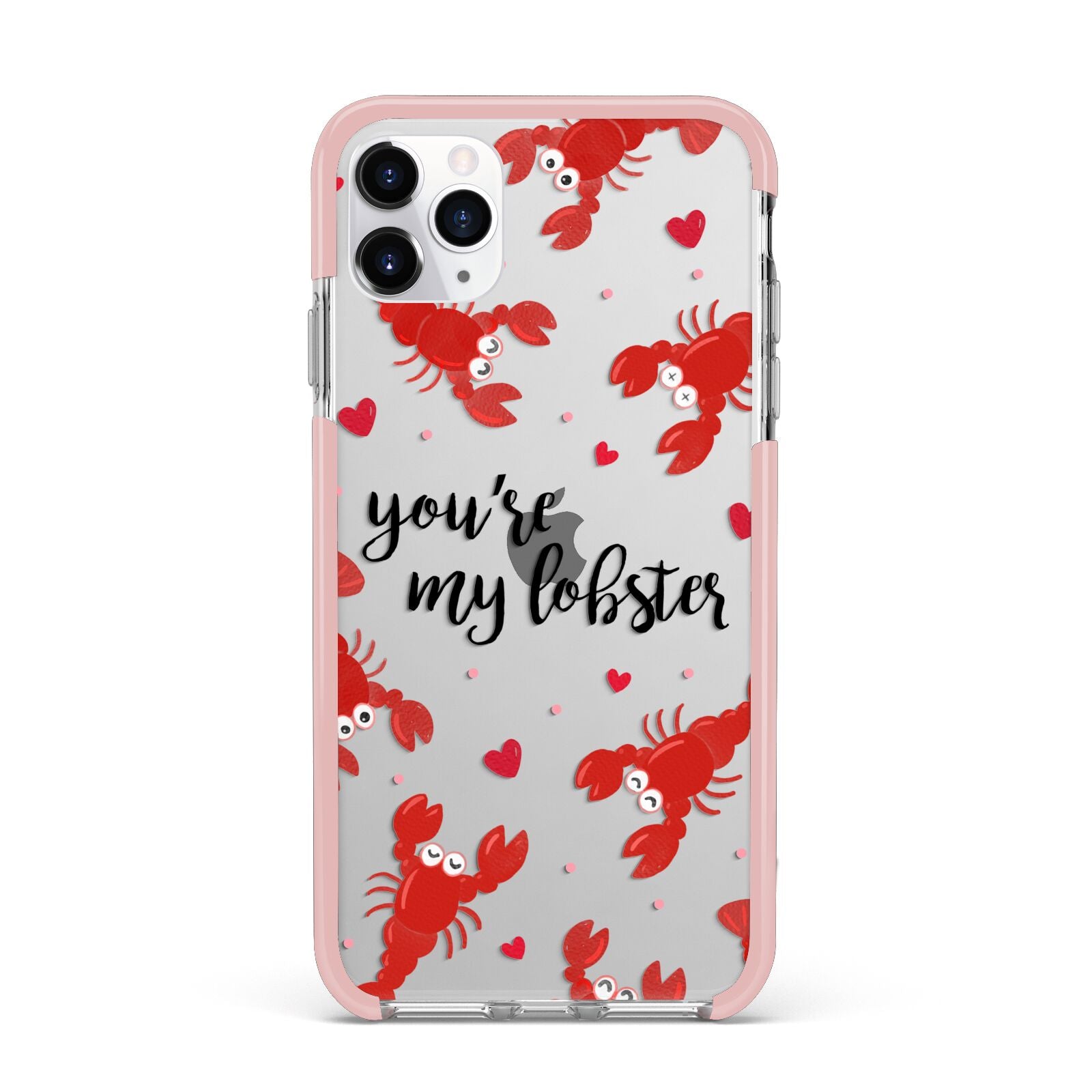 Youre My Lobster iPhone 11 Pro Max Impact Pink Edge Case