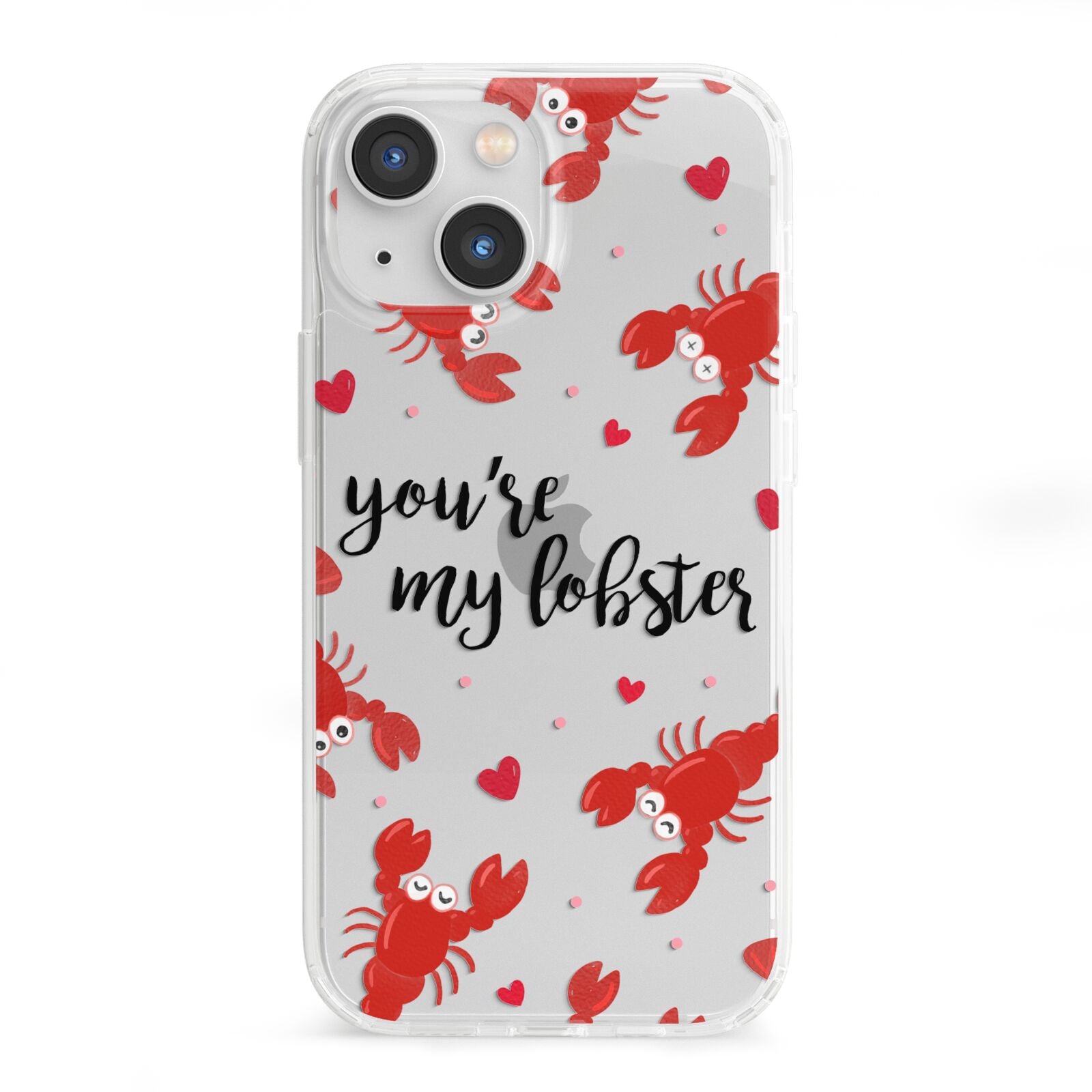 Youre My Lobster iPhone 13 Mini Clear Bumper Case