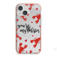 Youre My Lobster iPhone 13 Mini TPU Impact Case with Pink Edges