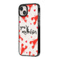 Youre My Lobster iPhone 14 Plus Black Impact Case Side Angle on Silver phone
