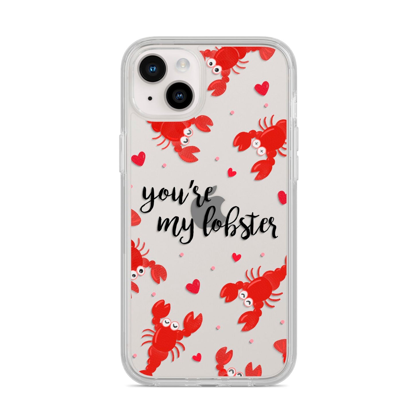Youre My Lobster iPhone 14 Plus Clear Tough Case Starlight