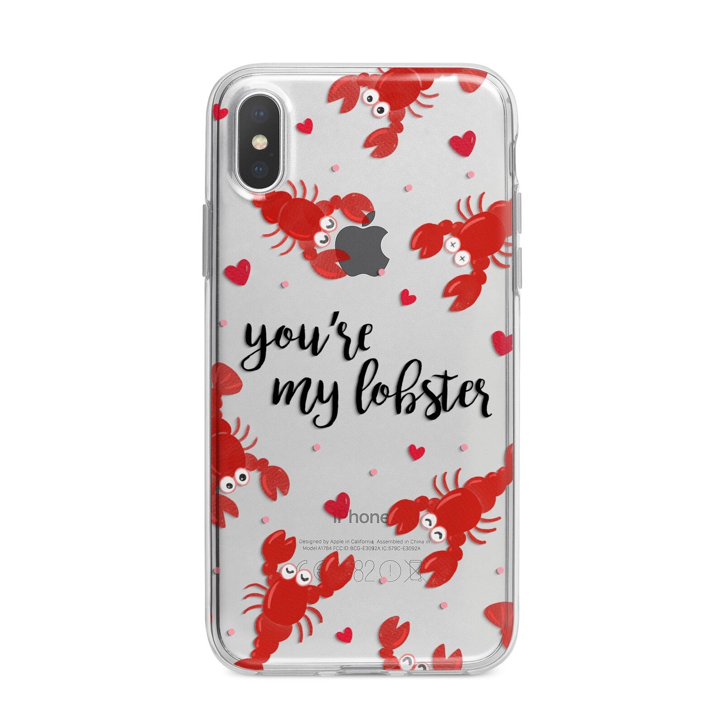 Youre My Lobster iPhone X Bumper Case on Silver iPhone Alternative Image 1