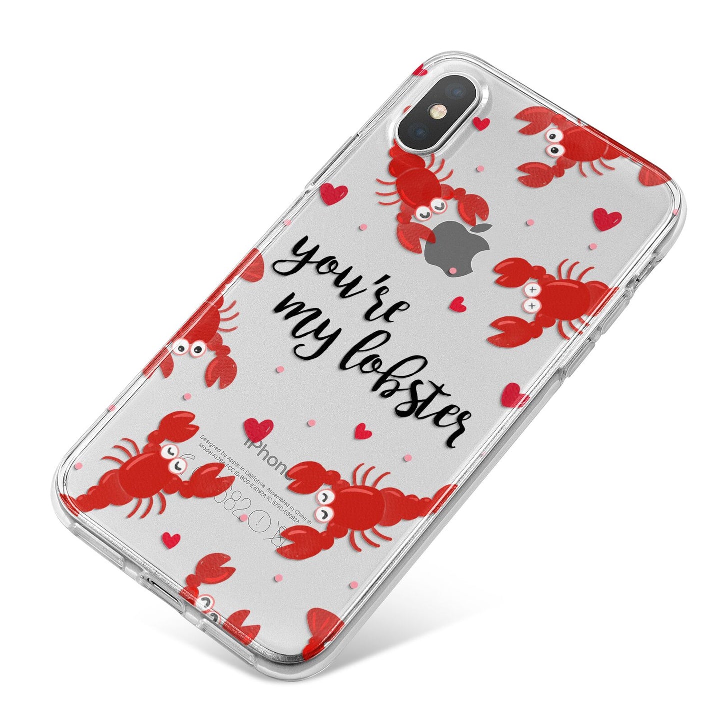 Youre My Lobster iPhone X Bumper Case on Silver iPhone