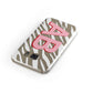 Zebra Initials Samsung Galaxy Case Front Close Up