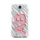 Zebra Initials Samsung Galaxy S4 Case