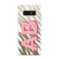 Zebra Initials Samsung Galaxy S8 Case