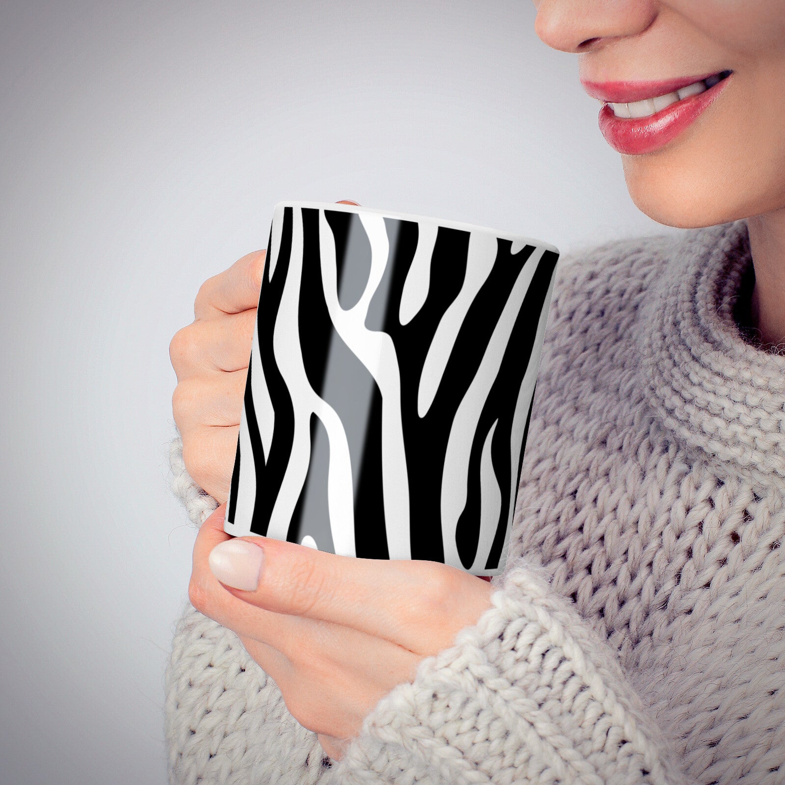Zebra Print 10oz Mug Alternative Image 6