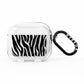 Zebra Print AirPods Clear Case 3rd Gen