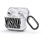 Zebra Print AirPods Glitter Case 3rd Gen Side Image