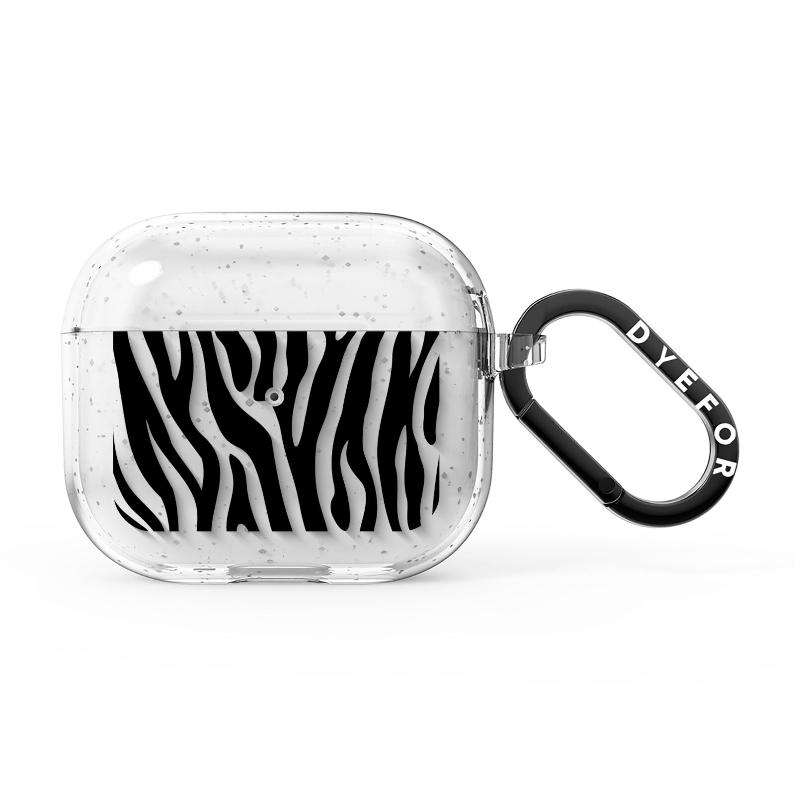 Zebra Print AirPods Glitter Case 3rd Gen