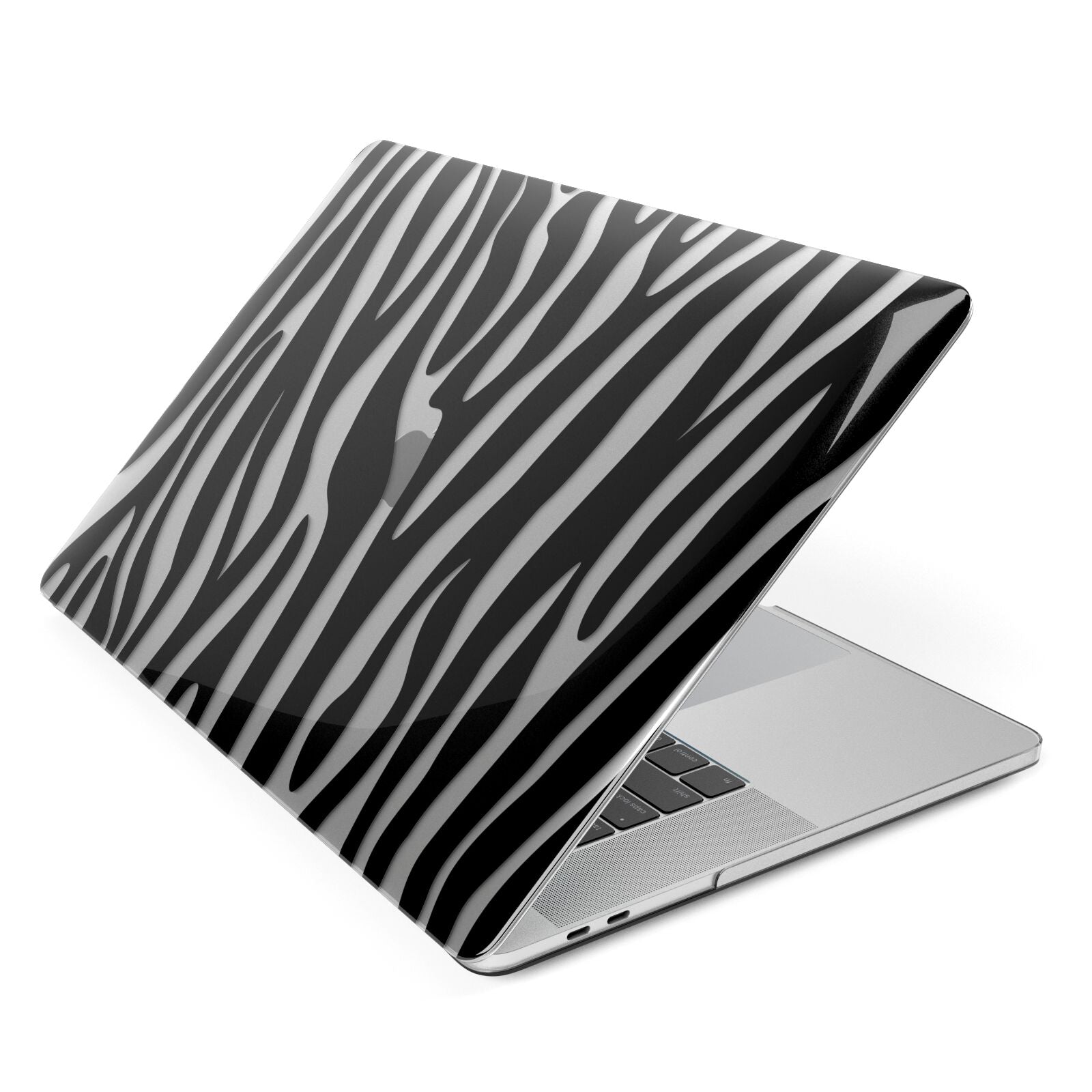 Zebra Print Apple MacBook Case Side View