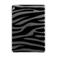 Zebra Print Apple iPad Grey Case