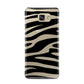Zebra Print Samsung Galaxy A7 2016 Case on gold phone