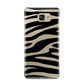 Zebra Print Samsung Galaxy A9 2016 Case on gold phone