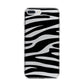 Zebra Print iPhone 7 Plus Bumper Case on Silver iPhone