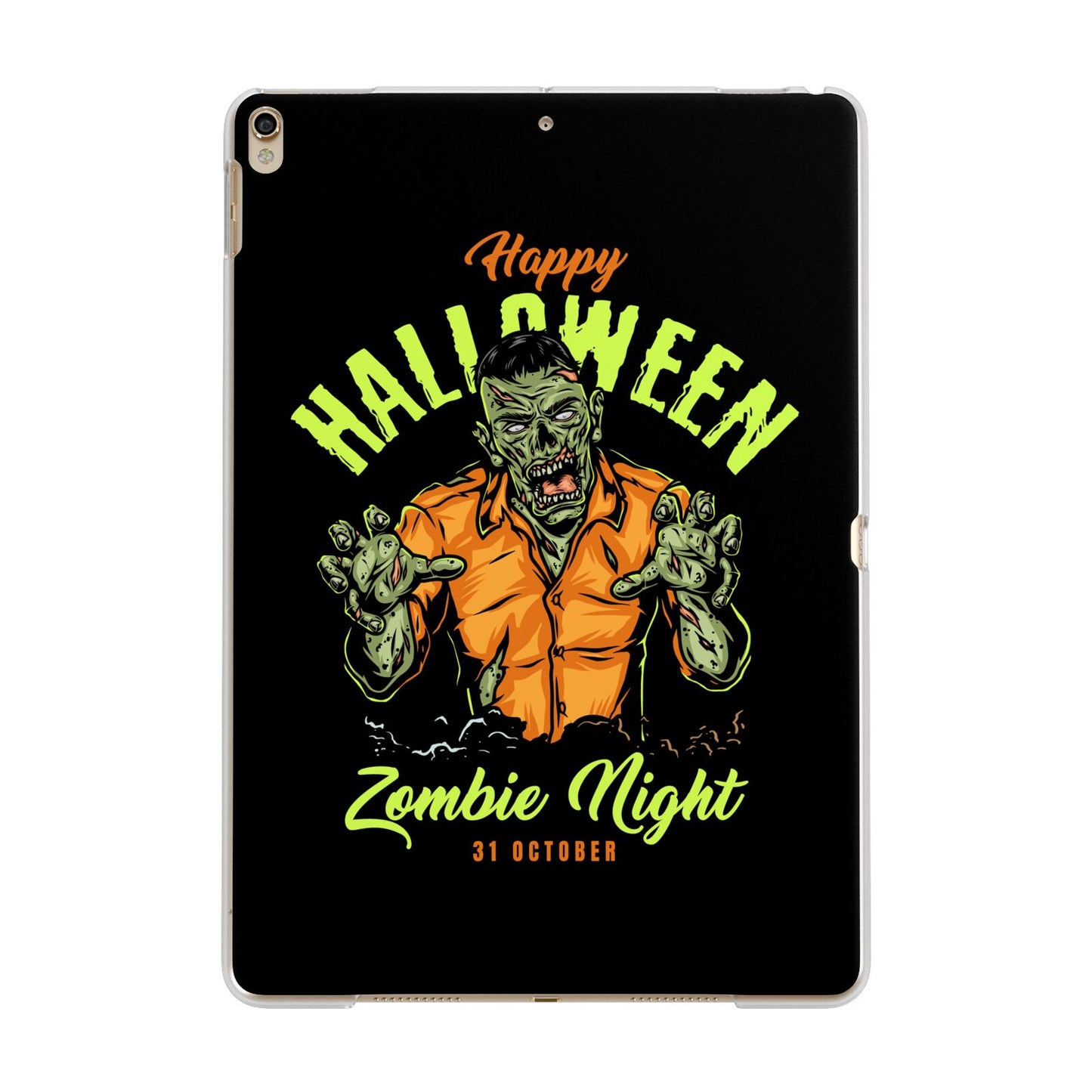 Zombie Apple iPad Gold Case