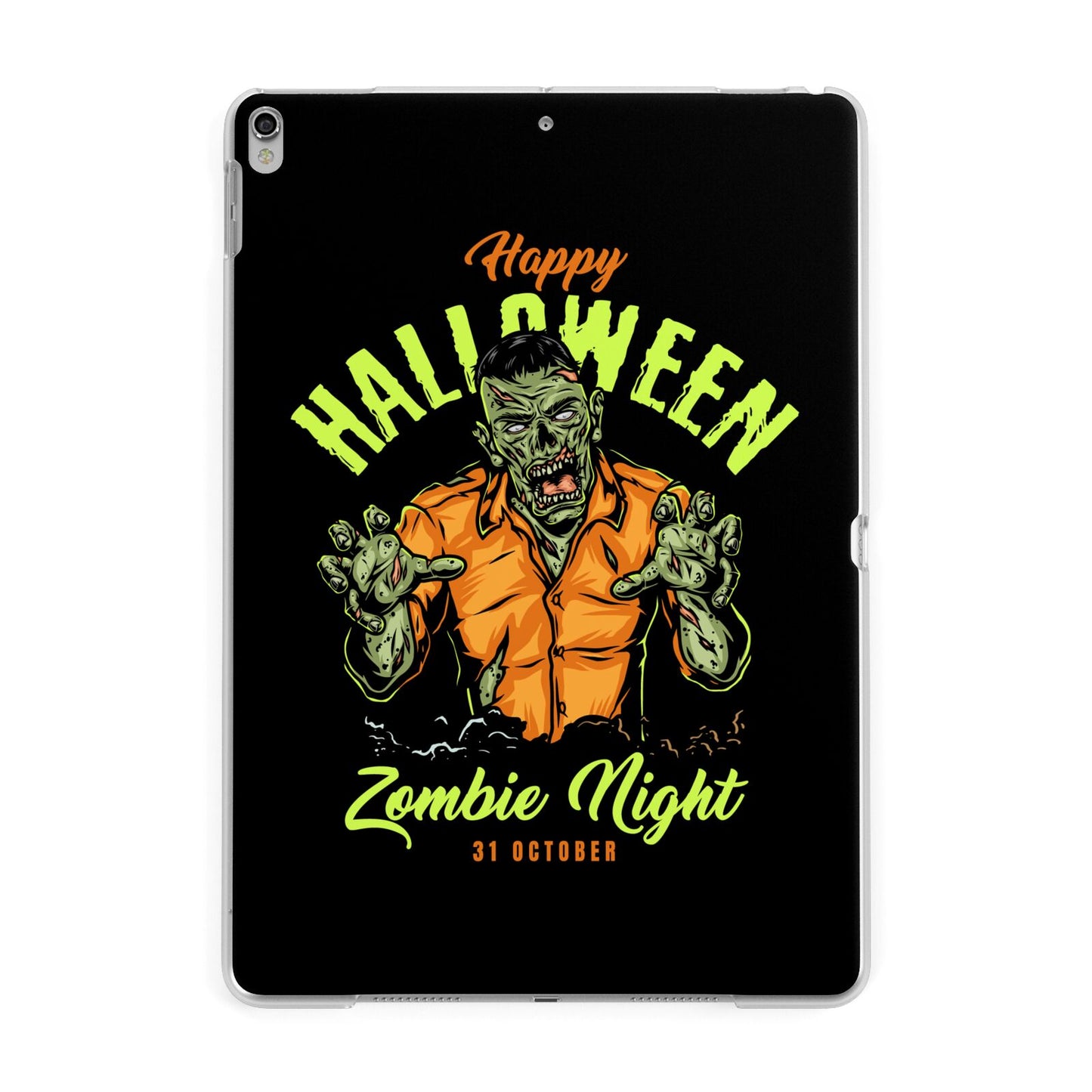 Zombie Apple iPad Silver Case