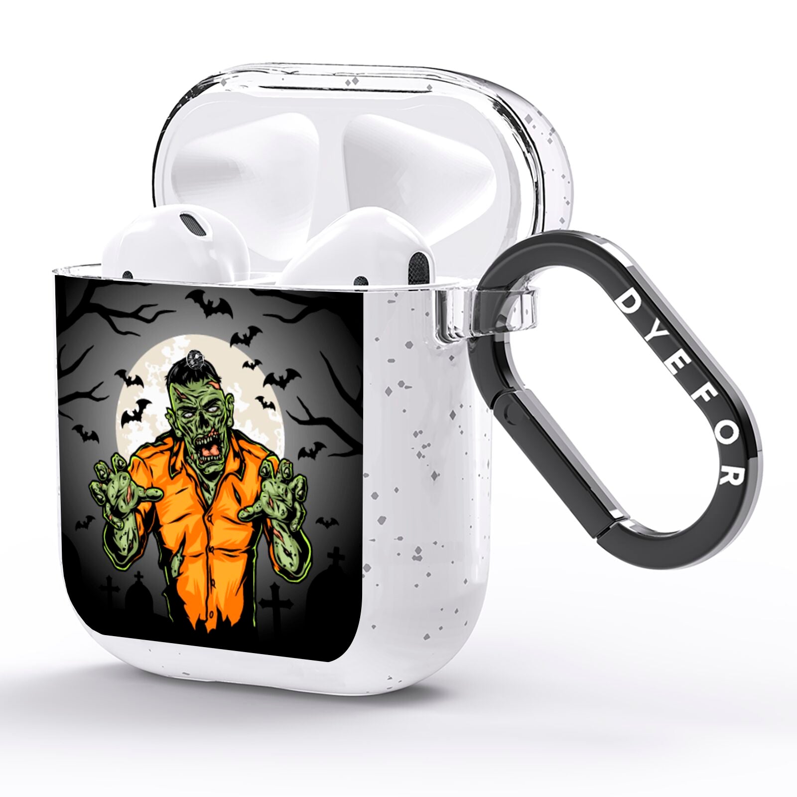 Zombie Night AirPods Glitter Case Side Image
