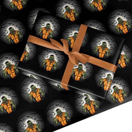 Zombie Night Custom Wrapping Paper