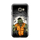 Zombie Night Samsung Galaxy A3 2017 Case on gold phone