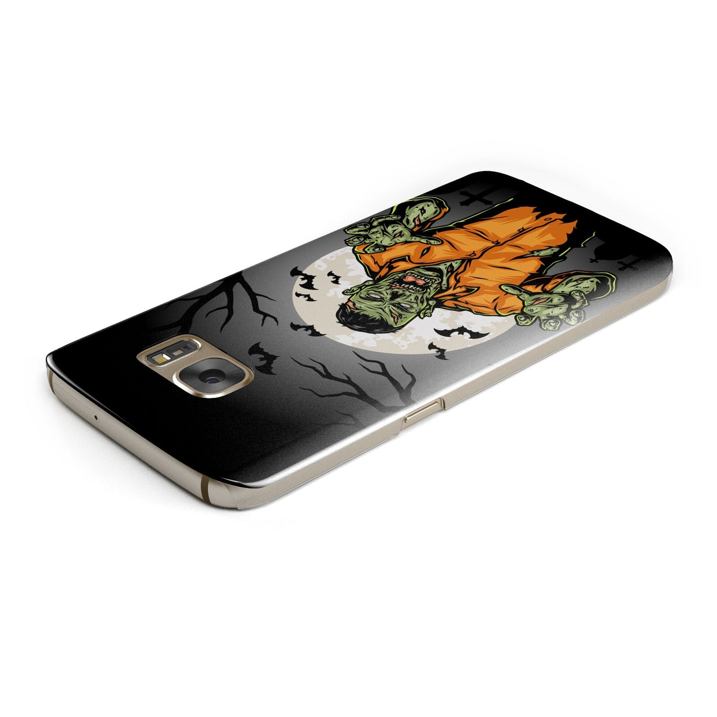 Zombie Night Samsung Galaxy Case Top Cutout