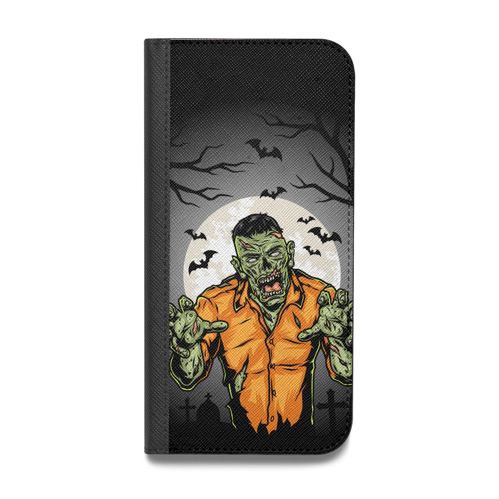 Zombie Night Vegan Leather Flip Samsung Case