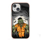 Zombie Night iPhone 13 Mini TPU Impact Case with Pink Edges