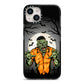 Zombie Night iPhone 14 Black Impact Case on Silver phone