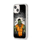 Zombie Night iPhone 14 Clear Tough Case Starlight Angled Image