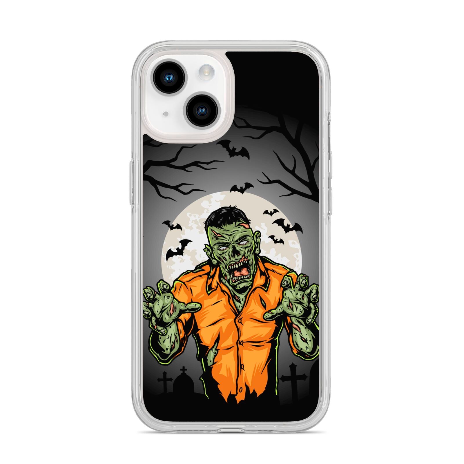 Zombie Night iPhone 14 Clear Tough Case Starlight
