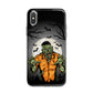 Zombie Night iPhone X Bumper Case on Silver iPhone Alternative Image 1