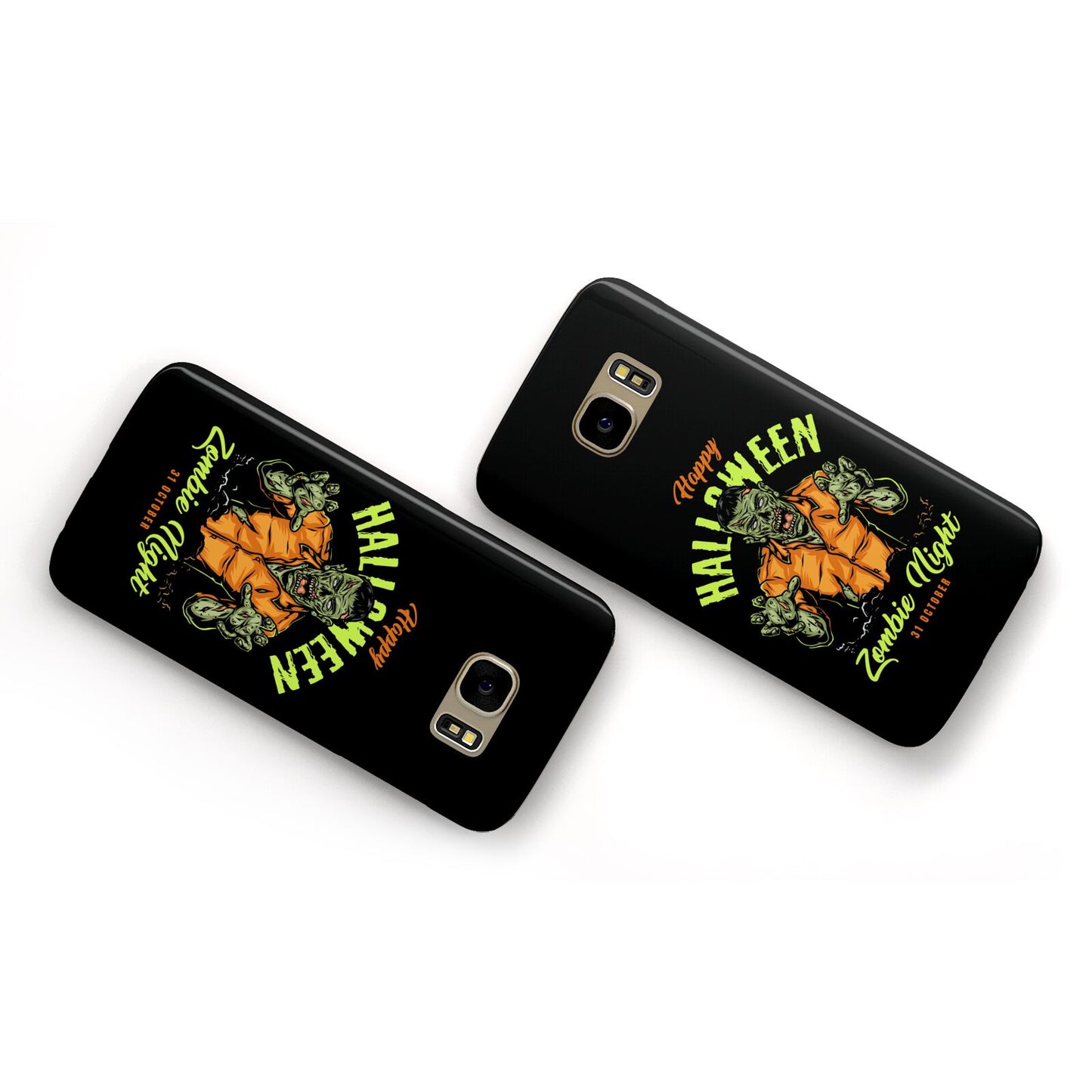 Zombie Samsung Galaxy Case Flat Overview