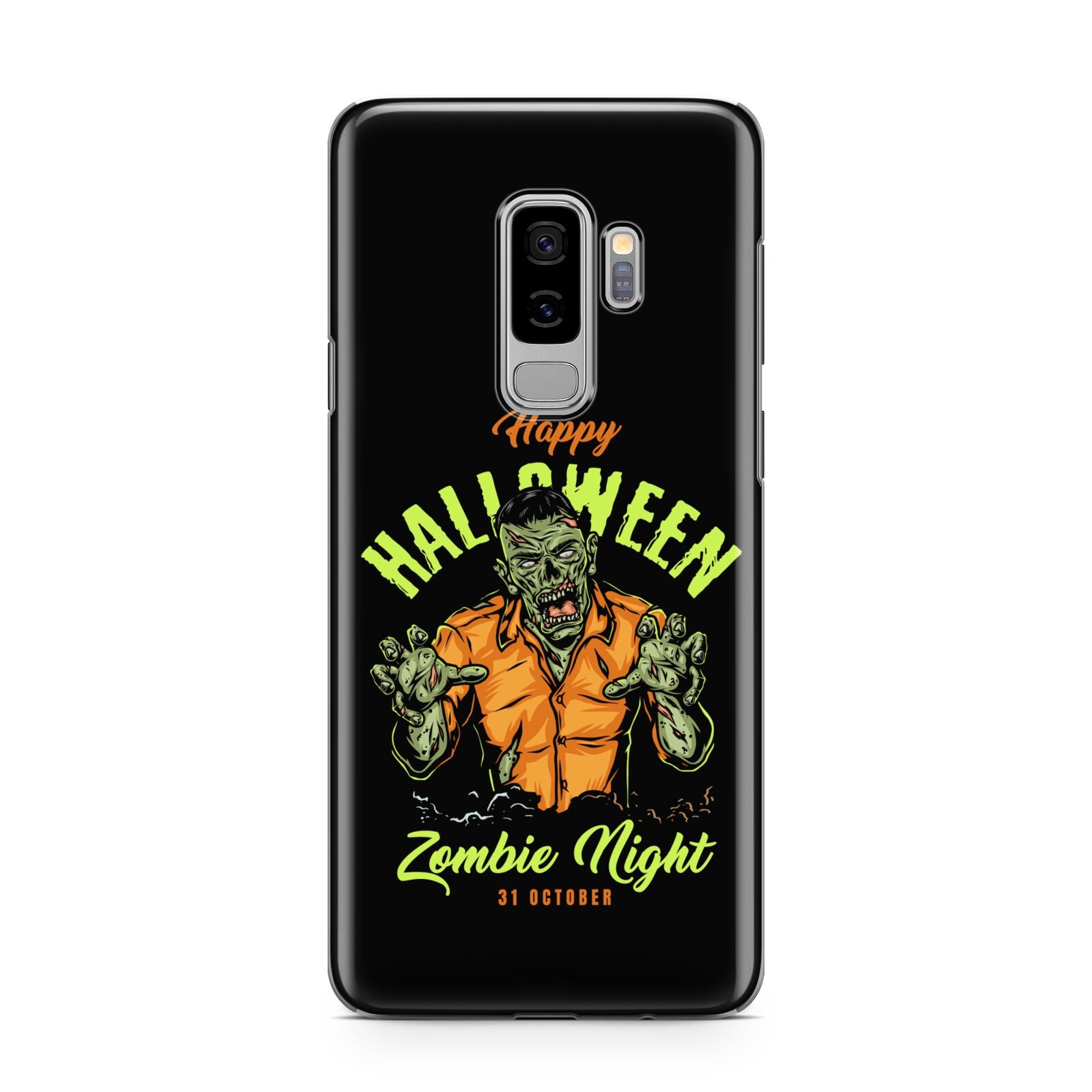 Zombie Samsung Galaxy S9 Plus Case on Silver phone